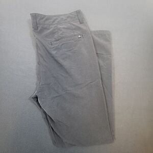 Travis Mathew Pants Mens 34x30 Gray Open To Close Performance Golf Stretch